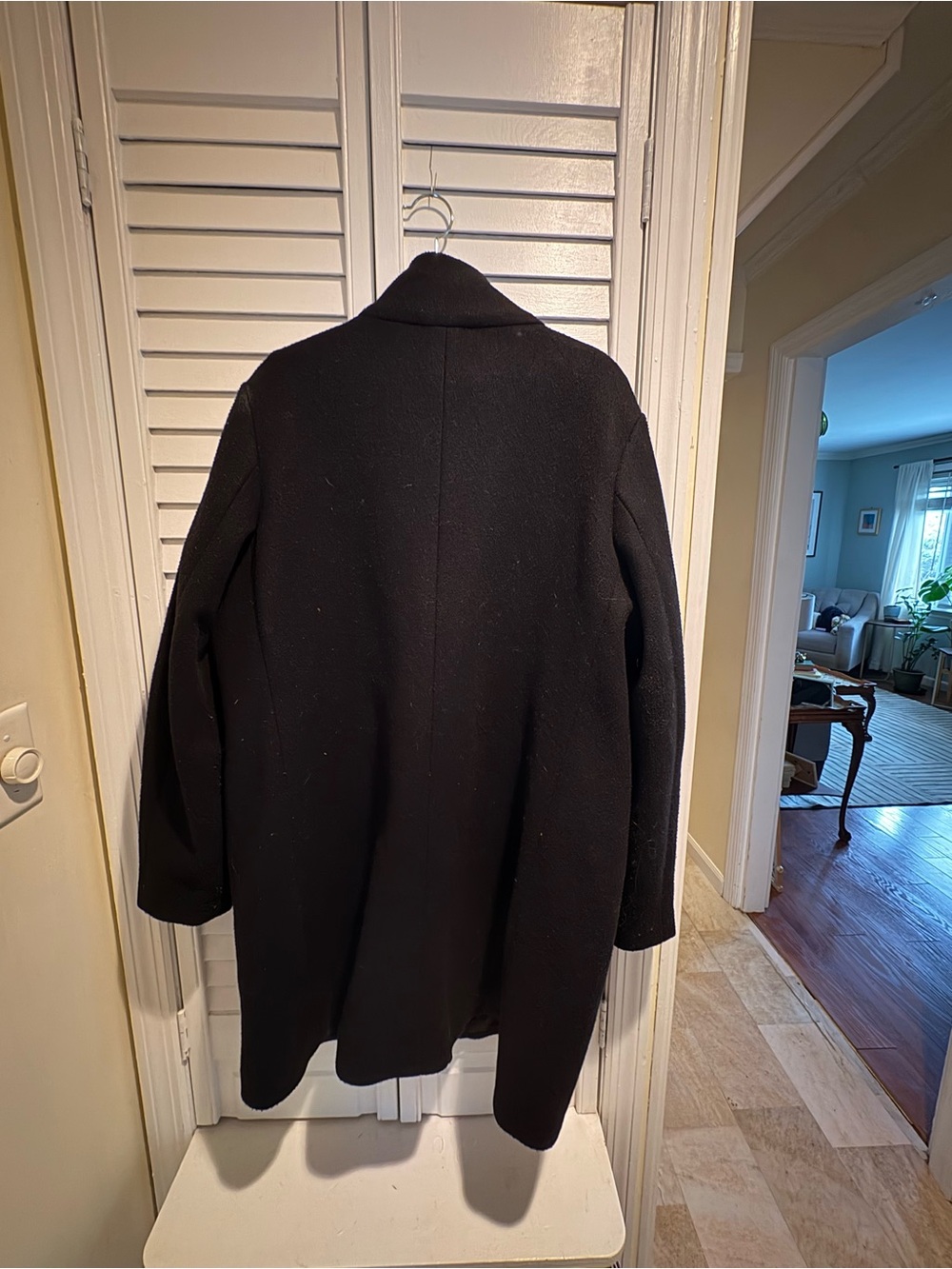 Women’s Black Overcoat - Classic Long Jacket
